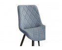 Стул на металлокаркасе Fox light blue / black в Каменске-Уральском