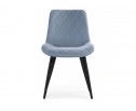 Стул на металлокаркасе Fox light blue / black в Каменске-Уральском