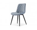 Стул на металлокаркасе Fox light blue / black в Каменске-Уральском