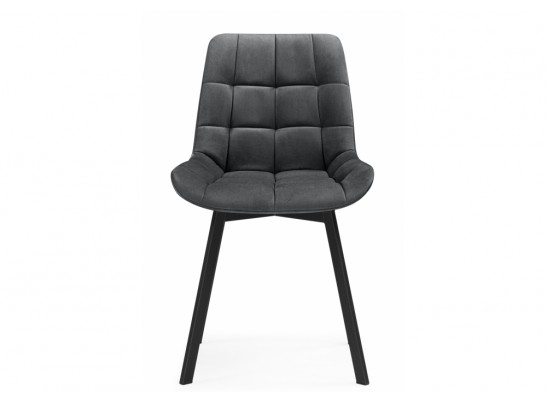 Стулья на металлокаркасе Челси 360 темно-серый (ZD 995) / черный в Каменске-Уральском