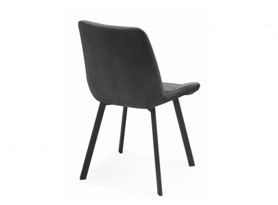 Стулья на металлокаркасе Челси 360 темно-серый (ZD 995) / черный в Каменске-Уральском