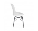 Стул на металлокаркасе Lado white / black в Каменске-Уральском