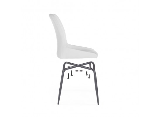 Стул на металлокаркасе Lado white / black в Каменске-Уральском