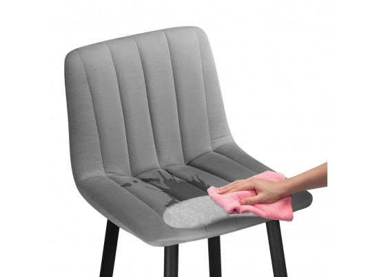 Полубарный стул Дани темно-серый 32 / черный в Каменске-Уральском