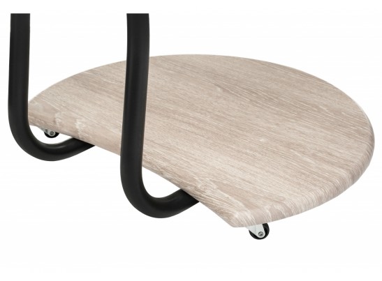 Журнальный столик Андромеда черный матовый / филадельфия грей в Каменске-Уральском