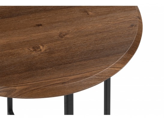 Журнальный столик Грейс орех кантри / черный в Каменске-Уральском