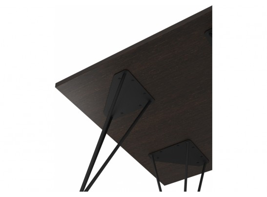 Журнальный столик Sheffilton SHT-TU29/H36/ЛДСП 70/70 венге луизиана / черный муар в Каменске-Уральском