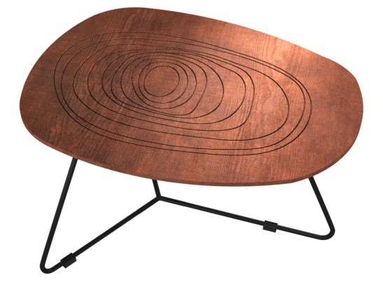 Журнальный столик SHT-CT52-3 кариф / черный муар в Каменске-Уральском