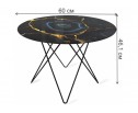 Журнальный столик SHT-TU37/TT32 60 черный муар / титановый кварц в Каменске-Уральском