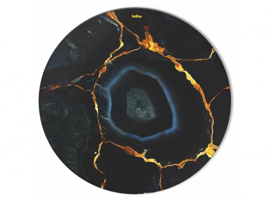 Журнальный столик SHT-TU37/TT32 60 черный муар / титановый кварц в Каменске-Уральском