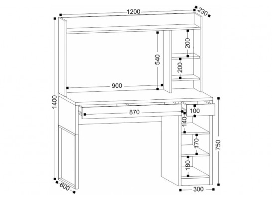 Компьютерный стол Сити-12 белый шелк в Каменске-Уральском
