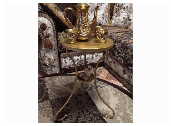 Журнальный столик Sheffilton SHT-CT10-1 золото в Каменске-Уральском