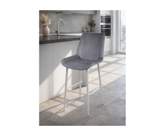 Полубарный стул Седа темно-серый (zd 995) / серый