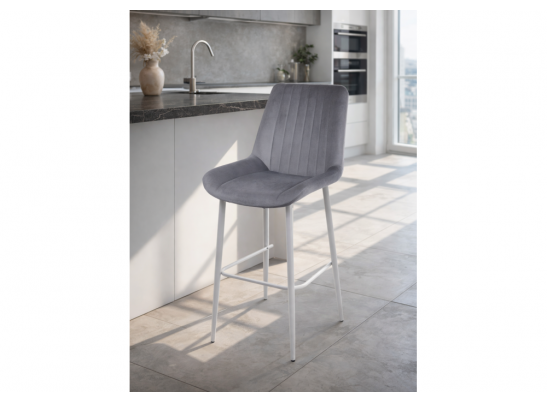 Полубарный стул Седа темно-серый (zd 995) / серый в Каменске-Уральском