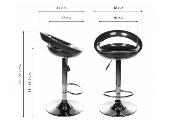 Барный стул Alfa синий в Каменске-Уральском