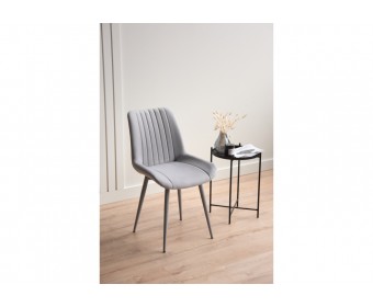 Стул на металлокаркасе Седа светло-серый (zd 960) / серый