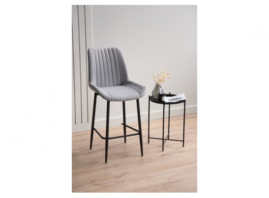 Полубарный стул Седа светло-серый (zd 960) / черный в Каменске-Уральском