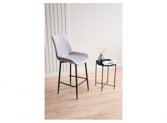 Полубарный стул Седа светло-серый (zd 960) / черный в Каменске-Уральском