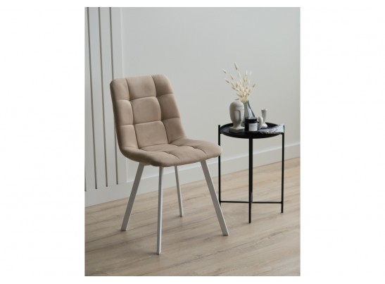 Стул на металлокаркасе Чилли бежевый / белый в Каменске-Уральском