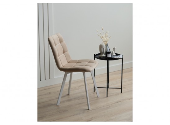 Стул на металлокаркасе Чилли бежевый / белый в Каменске-Уральском