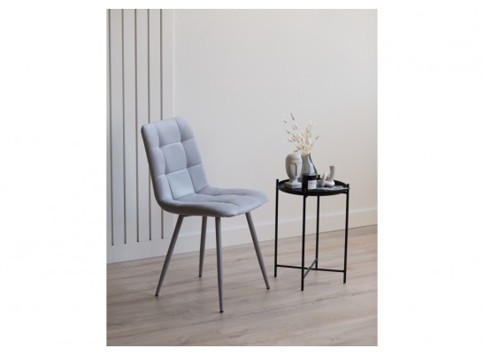 Стул на металлокаркасе Чилли светло-серый / серый в Каменске-Уральском