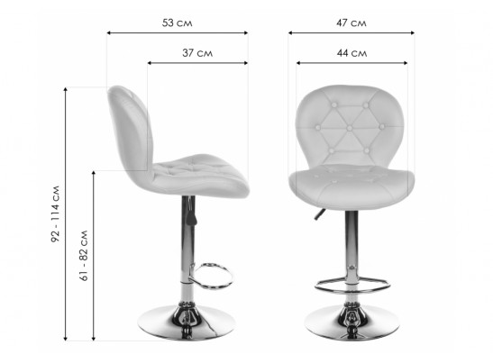 Барный стул Prima бежевый в Каменске-Уральском