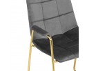 Стул на металлокаркасе Lana dark grey / gold в Каменске-Уральском