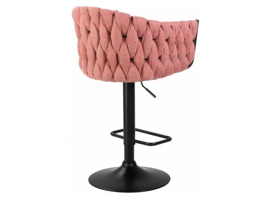 Барный стул 9690-LM Leon розовый / черный в Каменске-Уральском