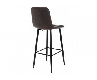 Барный стул Chio black / dark brown