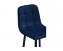 Барный стул Chio dark blue / black в Каменске-Уральском