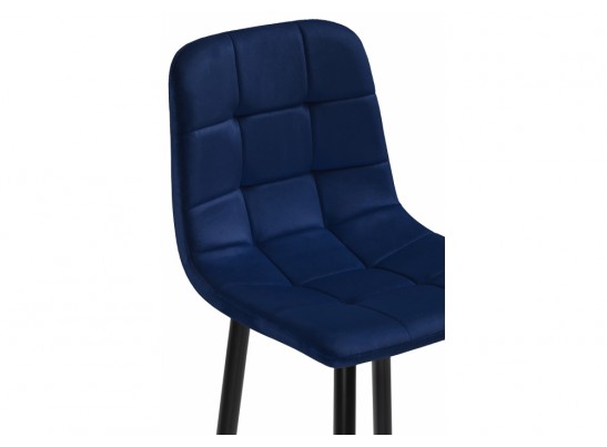 Барный стул Chio dark blue / black в Каменске-Уральском