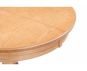 Деревянный стол Орден 100(140)x100 круглый дуб