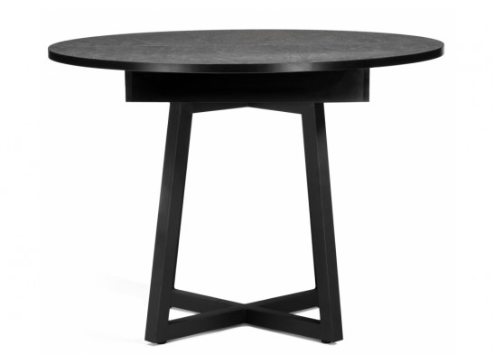 Деревянный стол Регна черный / черный каркас в Каменске-Уральском