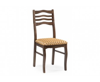 Деревянный стул Амадиу темно-коричневый