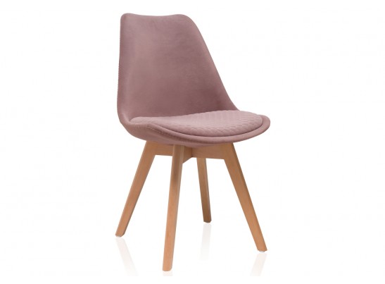 Деревянный стул Bonuss light purple / wood в Каменске-Уральском