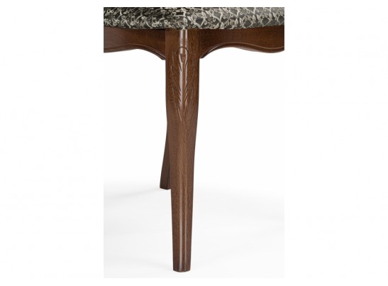 Деревянный стул Эмилин бежевый тк. М14 (Т56) / вишня в Каменске-Уральском