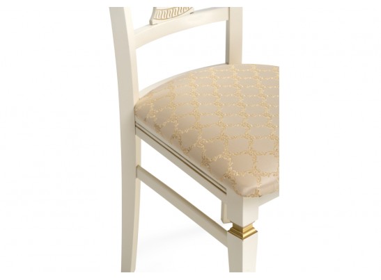 Деревянный стул Флавиан слоновая кость / золото в Каменске-Уральском
