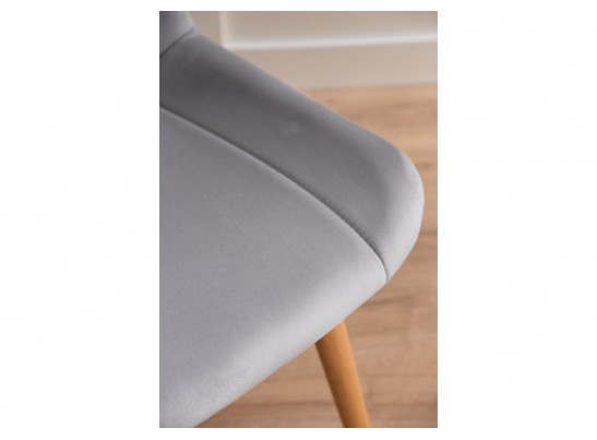 Деревянный стул Седа светло-серый (zd 960) / светлое дерево в Каменске-Уральском