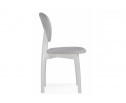 Деревянный стул Вакимо ткань tenerife silver / белый в Каменске-Уральском