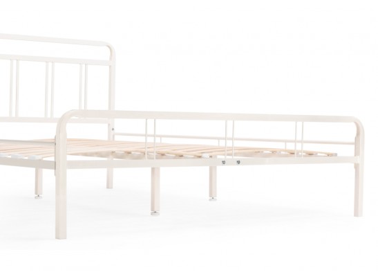 Двуспальная кровать Рейк 160х200 белая в Каменске-Уральском