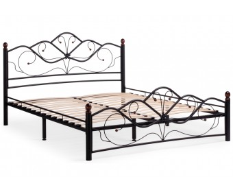 Двуспальная кровать Виктори 2 160х200 черная