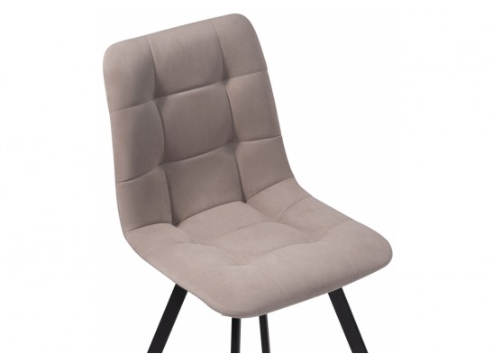 Комплект стульев Симпл 4 шт латте / черный в Каменске-Уральском