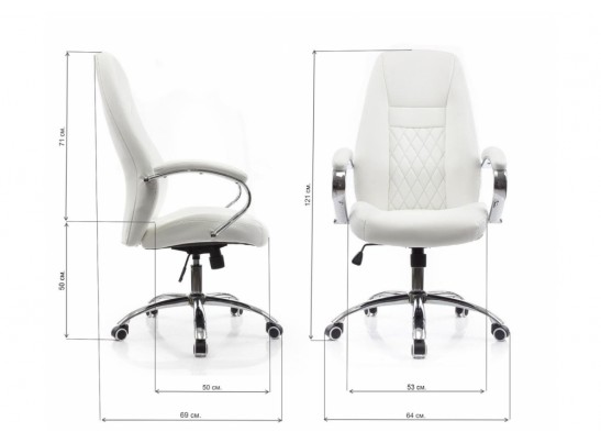 Компьютерное кресло Aragon белое в Каменске-Уральском