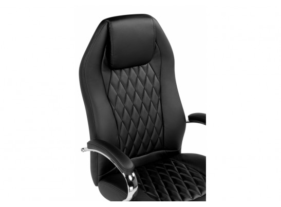 Компьютерное кресло Damian 1 черный / хром в Каменске-Уральском