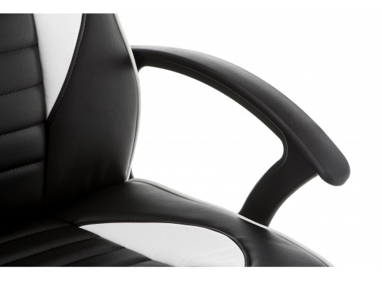 Компьютерное кресло Danger черное / белое в Каменске-Уральском