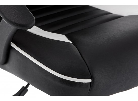 Компьютерное кресло Danger черное / белое в Каменске-Уральском