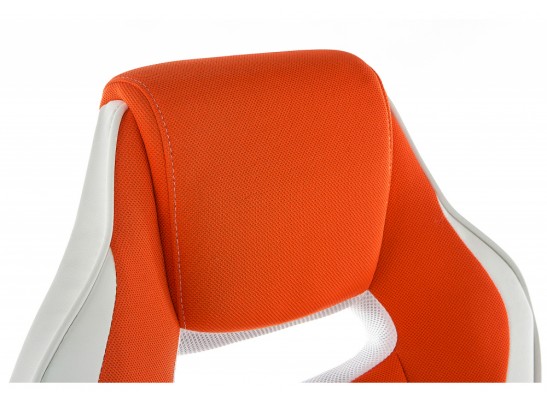 Компьютерное кресло Gamer белое / оранжевое в Каменске-Уральском