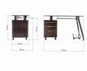 Компьютерный стол Erida 120х60х75 в Каменске-Уральском