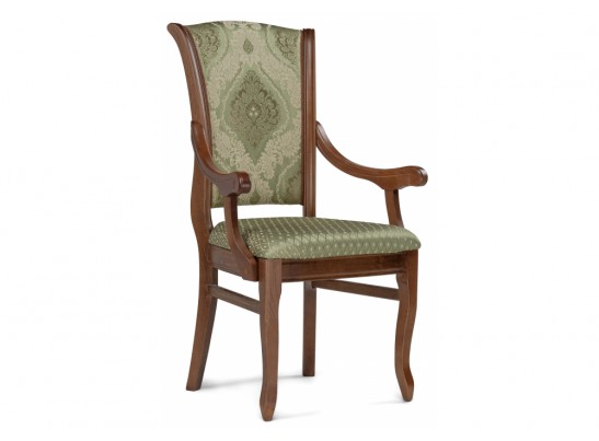 Кресло Линет ткань soprano nefrit / ромб / миланский орех в Каменске-Уральском