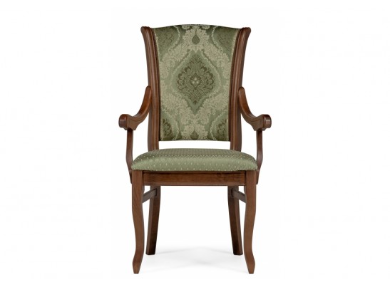 Кресло Линет ткань soprano nefrit / ромб / миланский орех в Каменске-Уральском